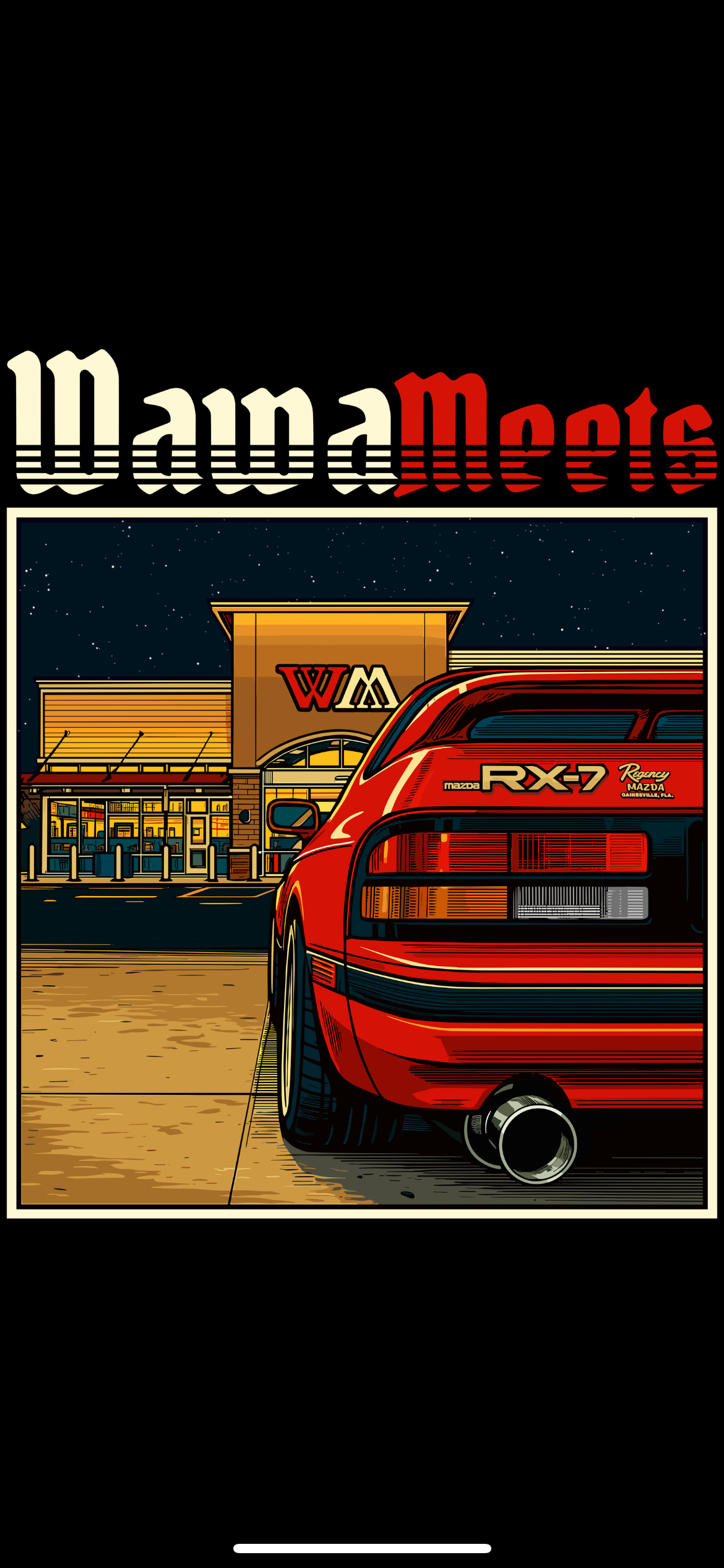 WM  T Shirts - Rx-7